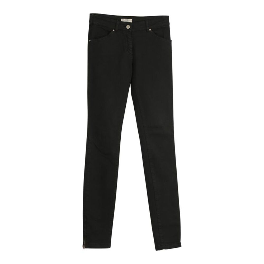 Balenciaga Skinny Jeans in Black Denim Cotton
